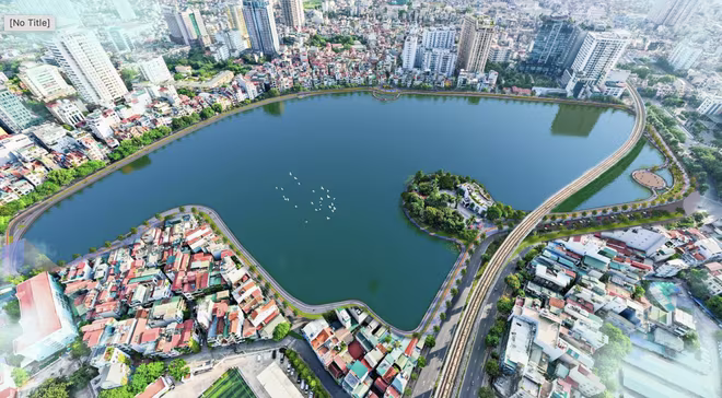 Phối cảnh hồ Đống Đa (hồ Hoàng Cầu) sau khi hoàn thành cải tạo (ảnh: Vinaconex) Phối cảnh hồ Đống Đa (hồ Hoàng Cầu) sau khi hoàn thành cải tạo (ảnh: Vinaconex)