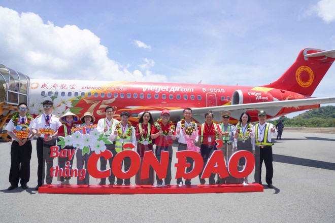 Chuyến bay thẳng Hà Nội- Côn Đảo của Vietjet Air đã cất cánh từ ngày 19/4