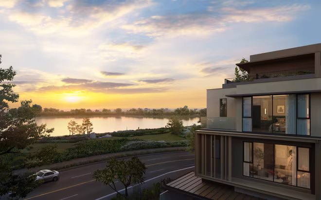 Tầm nhìn tuyệt đẹp hướng trọn hồ và công viên trung tâm 75ha Tầm nhìn tuyệt đẹp hướng trọn hồ và công viên trung tâm 75ha