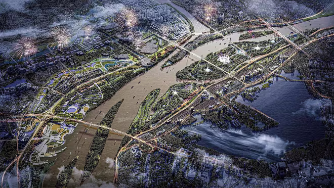 Trục Đại lộ cảnh quan sông Hồng được nghiên cứu trên quy mô 11.000 ha Trục Đại lộ cảnh quan sông Hồng được nghiên cứu trên quy mô 11.000 ha