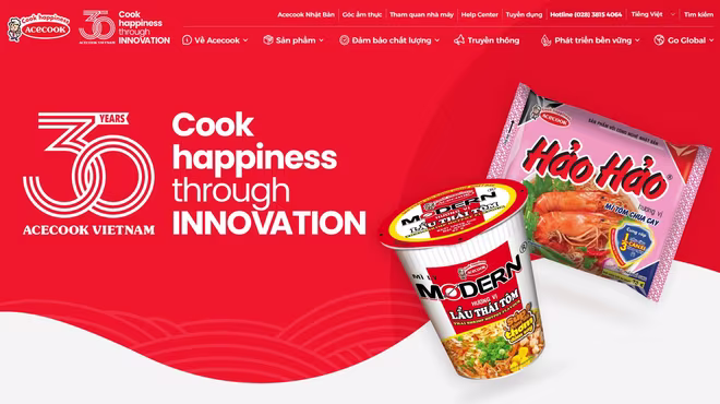 Không chỉ là bước tiến trong hành trình chuyển đổi số, website mới giúp Acecook Việt Nam gắn kết hơn với người tiêu dùng, đối tác, cộng đồng