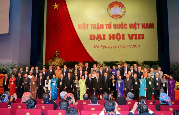 Bế mạc Đại hội đại biểu toàn quốc MTTQ Việt Nam lần thứ VIII ảnh 2 Bế mạc Đại hội đại biểu toàn quốc MTTQ Việt Nam lần thứ VIII ảnh 2