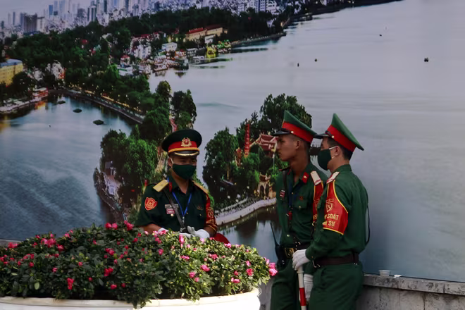 Lực lượng Kiểm soát quân sự Bộ Tư lệnh Thủ đô làm nhiệm vụ đảm bảo an ninh vòng ngoài Lực lượng Kiểm soát quân sự Bộ Tư lệnh Thủ đô làm nhiệm vụ đảm bảo an ninh vòng ngoài