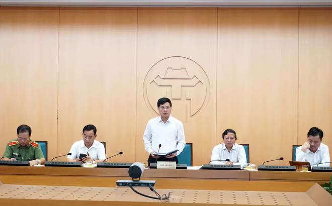 Phó Chủ tịch UBND TP Ngô Văn Quý phát biểu tại phiên họp Phó Chủ tịch UBND TP Ngô Văn Quý phát biểu tại phiên họp