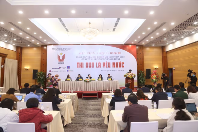 Toàn cảnh buổi gặp mặt báo chí trước Đại hội Thi đua yêu nước toàn quốc lần thứ X Toàn cảnh buổi gặp mặt báo chí trước Đại hội Thi đua yêu nước toàn quốc lần thứ X