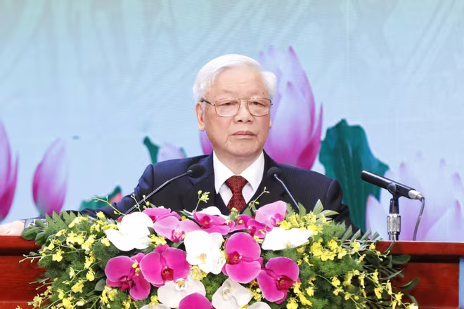 Tổng Bí thư, Chủ tịch nước Nguyễn Phú Trọng phát biểu tại Đại hội Thi đua yêu nước toàn quốc lần thứ X Tổng Bí thư, Chủ tịch nước Nguyễn Phú Trọng phát biểu tại Đại hội Thi đua yêu nước toàn quốc lần thứ X