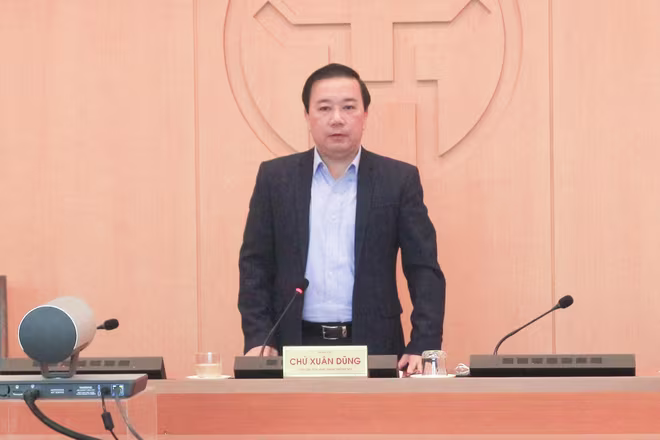 Phó Chủ tịch UBND TP Chử Xuân Dũng phát biểu chỉ đạo tại phiên họp Phó Chủ tịch UBND TP Chử Xuân Dũng phát biểu chỉ đạo tại phiên họp