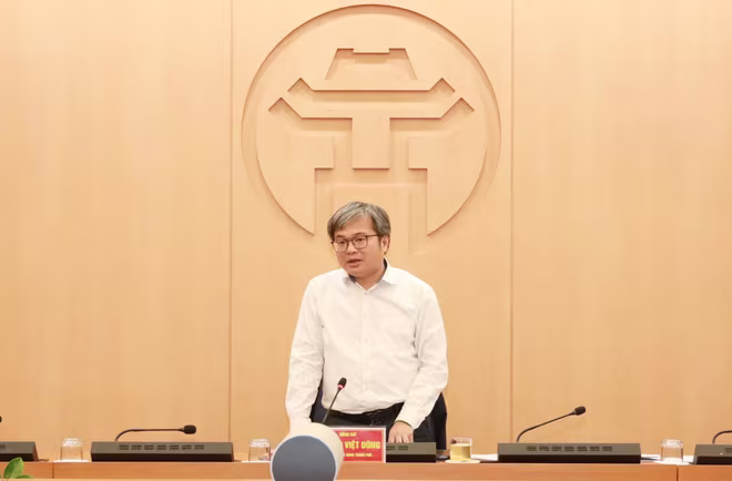 Phó Chủ tịch UBND TP Hà Nội Trương Việt Dũng chủ trì cuộc họp cùng các đơn vị tham gia góp vốn Quỹ đầu tư mạo hiểm thành phố Hà Nội