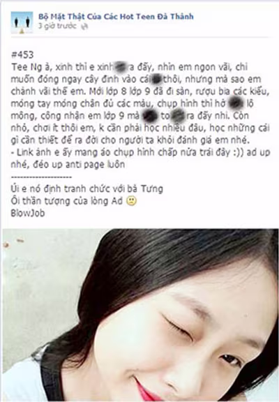 Cái chết của một nữ sinh - lời cảnh báo về trò đùa trên facebook ảnh 4 Cái chết của một nữ sinh - lời cảnh báo về trò đùa trên facebook ảnh 4