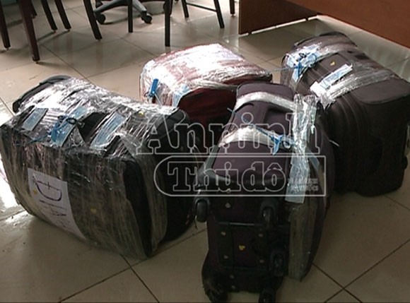 Bắt giữ 200kg ngà voi từ Singapore đến sân bay quốc tế Nội Bài ảnh 1 Bắt giữ 200kg ngà voi từ Singapore đến sân bay quốc tế Nội Bài ảnh 1