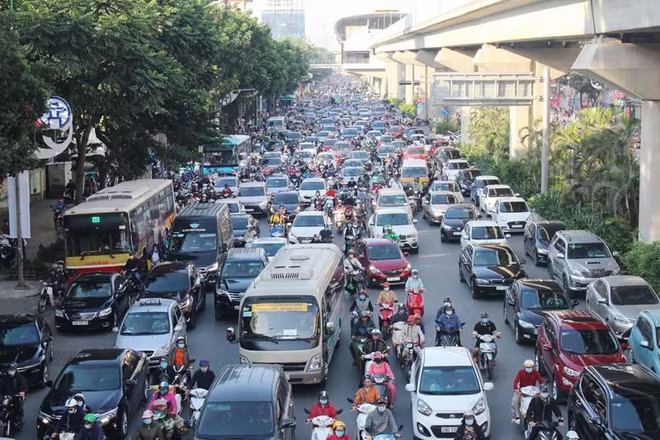 Hà Nội đặt mục tiêu không để xảy ra các vụ ùn tắc kéo dài trên 30 phút Hà Nội đặt mục tiêu không để xảy ra các vụ ùn tắc kéo dài trên 30 phút