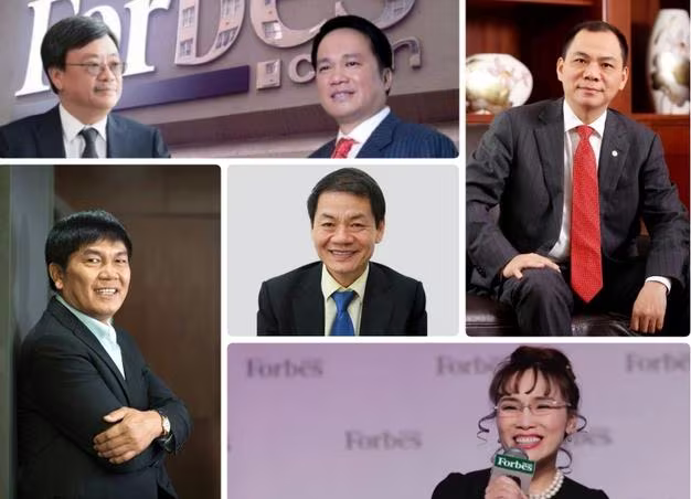 6 tỷ phú Việt Nam trong danh sách của Forbes năm 2024 6 tỷ phú Việt Nam trong danh sách của Forbes năm 2024