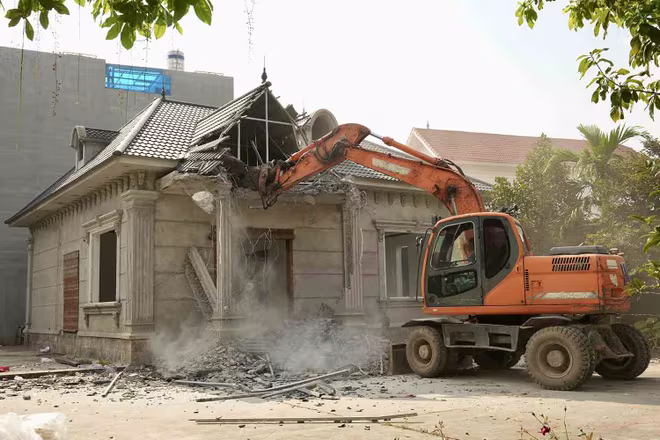 Cưỡng chế các công trình vi phạm xây dựng