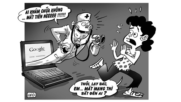 Bác sĩ “Google” - con dao hai lưỡi ảnh 1 Bác sĩ “Google” - con dao hai lưỡi ảnh 1