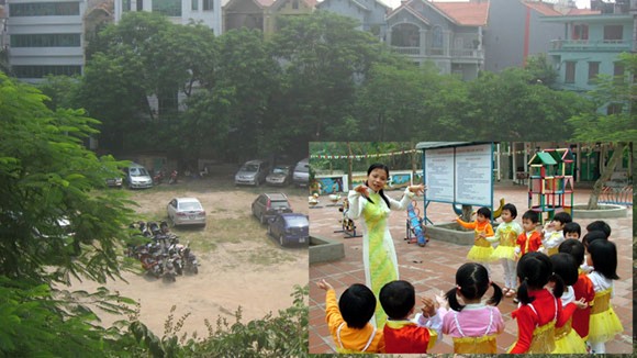 Thu hồi đất vàng xây trường mầm non ảnh 1 Thu hồi đất vàng xây trường mầm non ảnh 1