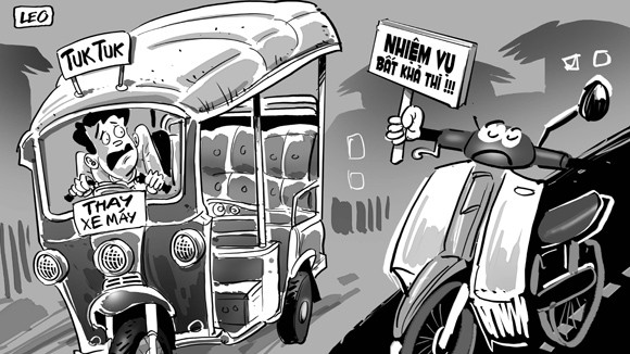 Đề xuất nhập xe tuk tuk: Giao thông chỉ thêm hỗn loạn ảnh 1 Đề xuất nhập xe tuk tuk: Giao thông chỉ thêm hỗn loạn ảnh 1