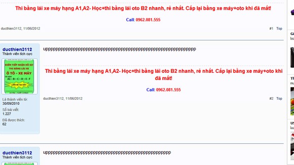 “Lách” luật để có giấy phép lái xe hạng A2 ảnh 2 “Lách” luật để có giấy phép lái xe hạng A2 ảnh 2
