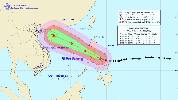 Bão rất mạnh đi vào Biển Đông ảnh 1 Bão rất mạnh đi vào Biển Đông ảnh 1