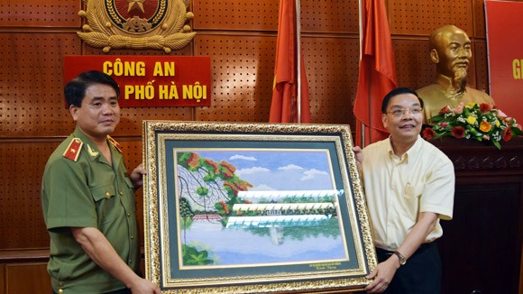 Thủ đô bình yên là chiến công của Công an Hà Nội ảnh 1 Thủ đô bình yên là chiến công của Công an Hà Nội ảnh 1