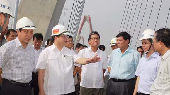 Kiểm tra tiến độ dự án đường Võ Nguyên Giáp ảnh 1 Kiểm tra tiến độ dự án đường Võ Nguyên Giáp ảnh 1