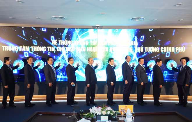 Nghi thức khai trương Hệ thống thông tin báo cáo quốc gia Nghi thức khai trương Hệ thống thông tin báo cáo quốc gia