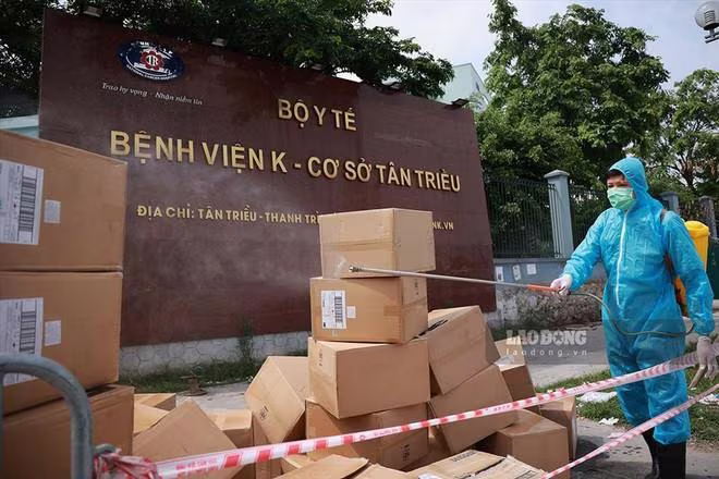 Những người đến Bệnh viện K (cơ sở Tân Triều) từ ngày 22-4 phải cách ly y tế