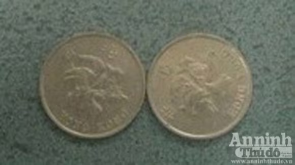 Nguyễn Thị Dậu cùng 2 đồng xu được xem là đồng tiền may mắn của dân làm ăn Nguyễn Thị Dậu cùng 2 đồng xu được xem là đồng tiền may mắn của dân làm ăn