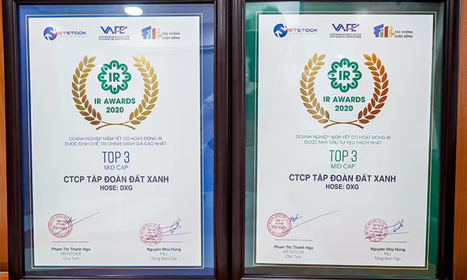 IR Awards là giải thưởng tôn vinh các DN niêm yết có hoạt động quan hệ nhà đầu tư (IR - Investor Relations) minh bạch, nhanh chóng, hiệu quả, góp phần nâng cao nhận thức và vai trò về hoạt động IR và cải thiện hoạt động quản trị DN. IR Awards là giải thưởng tôn vinh các DN niêm yết có hoạt động quan hệ nhà đầu tư (IR - Investor Relations) minh bạch, nhanh chóng, hiệu quả, góp phần nâng cao nhận thức và vai trò về hoạt động IR và cải thiện hoạt động quản trị DN.
