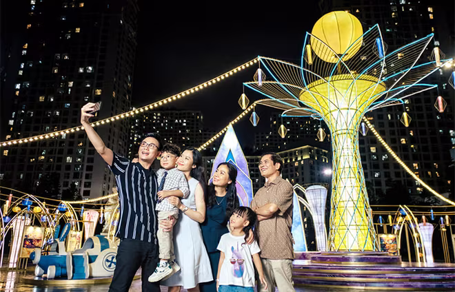 Trung thu đến Vincom đã trở thành “truyền thống” đối với nhiều bạn trẻ và các gia đình