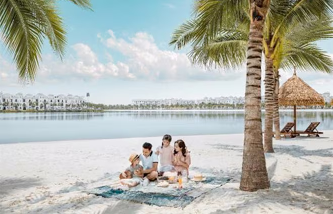 Chỉ cần bỏ ra 225 triệu đồng, các gia đình trẻ đã có thể dọn về ở ngay tại đại đô thị đẳng cấp Vinhomes Ocean Park.