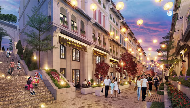 Các shophouse Sun Plaza Cau May đều sở hữu 2 mặt thoáng giúp nhân đôi giá trị thương mại