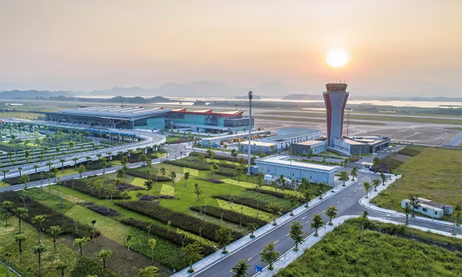 Cảng HKQT Vân Đồn là Sân bay khu vực hàng đầu châu Á do WTA bình chọn Cảng HKQT Vân Đồn là Sân bay khu vực hàng đầu châu Á do WTA bình chọn
