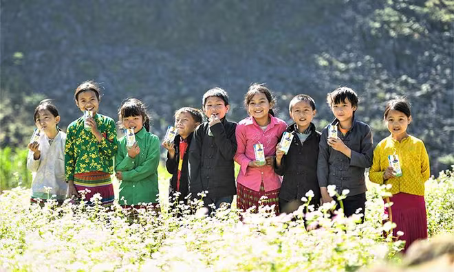 Các chương trình chăm sóc dinh dưỡng thông qua sữa cho trẻ em được Vinamilk đặc biệt đẩy mạnh trong năm 2020