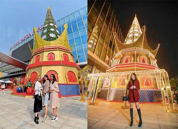 Sở hữu cây thông Noel cao nhất Hà Nội, Vincom Mega Mall Ocean Park bên bờ biển trở thành điểm “must-go” của cư dân Thủ đô dịp Giáng sinh và năm mới 2021
