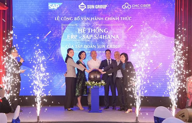 Lễ công bố vận hành chính thức hệ thống ERP - SAP S/4HANA của Tập đoàn Sun Group Lễ công bố vận hành chính thức hệ thống ERP - SAP S/4HANA của Tập đoàn Sun Group