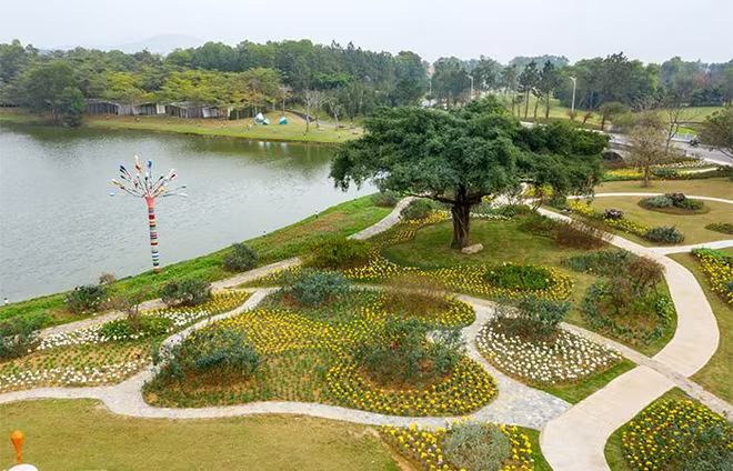 Con đường vui vẻ - Địa điểm check-in mới toanh ở Flamingo Đại Lải Resort