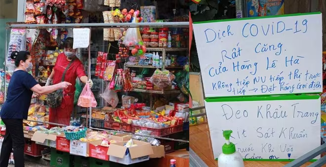 Nhiều chủ tạp hóa e ngại về sức khỏe khi nhập hàng theo cách truyền thống.