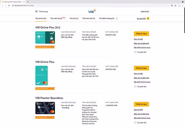 Đăng ký mở thẻ tín dụng VIB hoàn toàn trực tuyến, nhận ngay thông tin thẻ qua MyVIB và bắt đầu chi tiêu