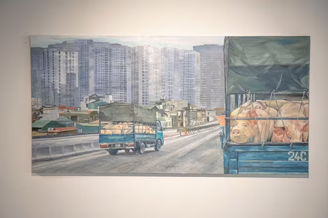 Tác phẩm Cuộc sống hằng ngày của Nghệ sĩ Vàng Hải Hưng