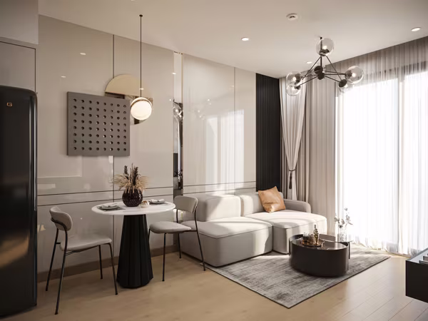 Ảnh phối cảnh căn hộ mẫu tại The Metropolitan Ảnh phối cảnh căn hộ mẫu tại The Metropolitan