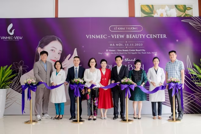 Phòng khám thẩm mỹ Vinmec-View Beauty Center tại KĐT Royal City chính thức khai trương vào ngày 11/11/2023
