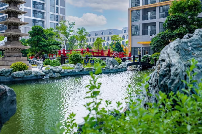Vườn Nhật nội khu Zenpark “hớp hồn” CEO người Nhật. Vườn Nhật nội khu Zenpark “hớp hồn” CEO người Nhật.