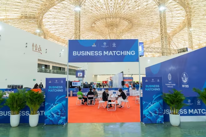 Business Matching là một sáng kiến độc đáo của VEC, kết nối tại chỗ các doanh nghiệp và tạo nền tảng cho các mối quan hệ chiến lược lâu dài