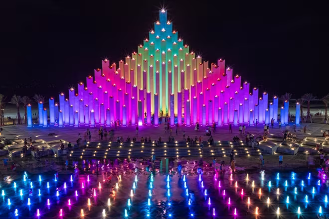 Tháp Tam Thắng được ví như “ngọn hải đăng mới” của Vũng Tàu, thu hút hàng nghìn lượt khách mỗi tối Tháp Tam Thắng được ví như “ngọn hải đăng mới” của Vũng Tàu, thu hút hàng nghìn lượt khách mỗi tối