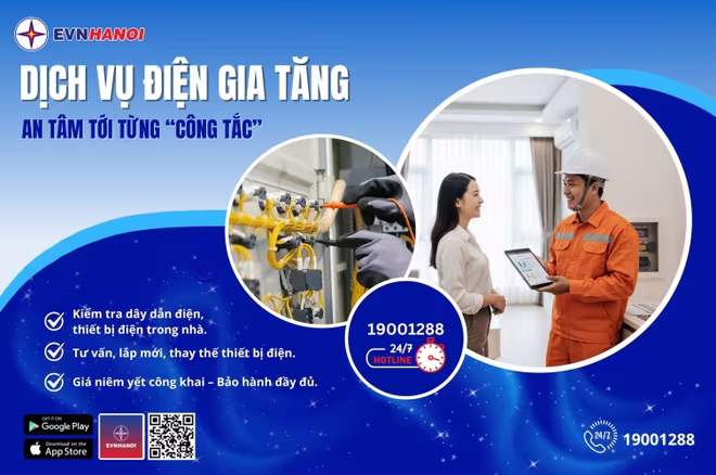 Dịch vụ điện gia tăng - An tâm đến từng “công tắc”