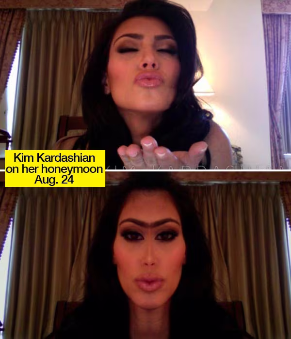 Kim đăng ảnh "tự sướng" trong tuần trăng mật Kim đăng ảnh "tự sướng" trong tuần trăng mật