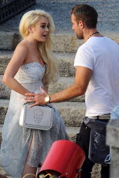 Lindsay và NTK trẻ tuổi Philipp Plein Lindsay và NTK trẻ tuổi Philipp Plein