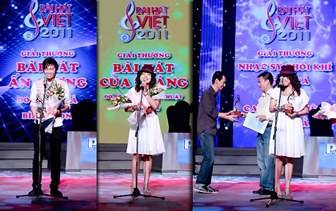 Hình ảnh trong Liveshow Bài hát Việt tháng 12-2011 Hình ảnh trong Liveshow Bài hát Việt tháng 12-2011