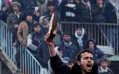 Hình ảnh giận dữ của người dân Afghanistan Hình ảnh giận dữ của người dân Afghanistan