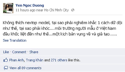 Next Top 2012 gây "bão" trên mạng vì Xuân Lan khó tính ảnh 3 Next Top 2012 gây "bão" trên mạng vì Xuân Lan khó tính ảnh 3